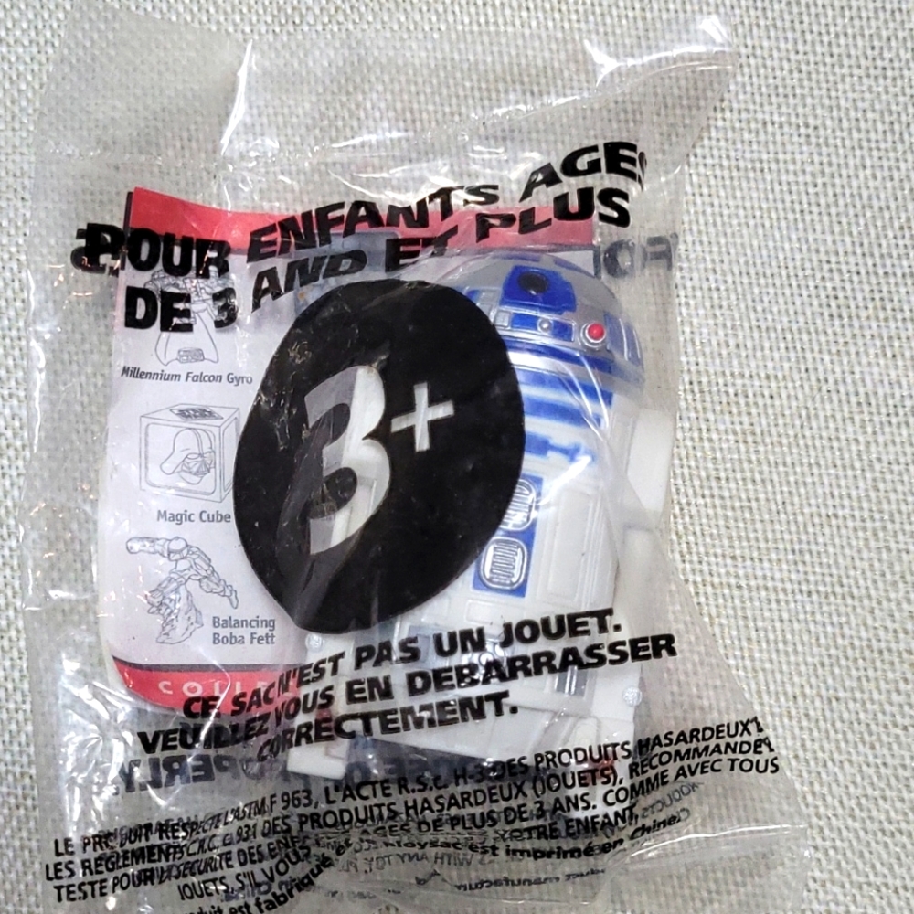 1996 Star Wars R2D2, Taco Bell Kids Meal Toy, unopened NIP